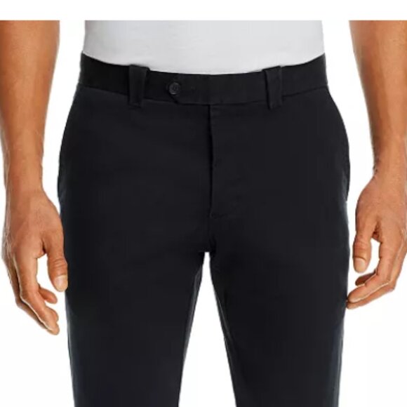 The Men's Store Bloomingdale's Chino Classic Fit Pants Gray Charcoal 100% Cotton - Picture 1 of 9